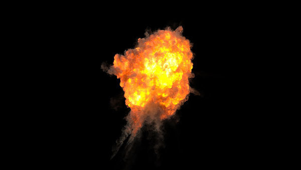 Aerial Explosions Vol. 1 Aerial Explosion 2 vfx asset stock footage