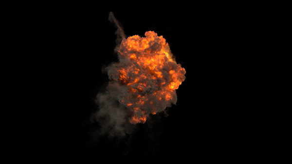 Aerial Explosions Vol. 1 Aerial Explosion 3 vfx asset stock footage