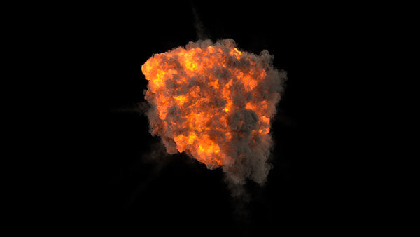 Aerial Explosions Vol. 1 Aerial Explosion 5 vfx asset stock footage
