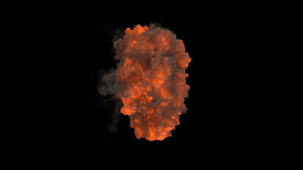 Aerial Explosions Vol. 1 Aerial Explosion 6 vfx asset stock footage