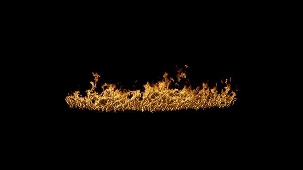 Fire Trails High Angle Trail 2 vfx asset stock footage