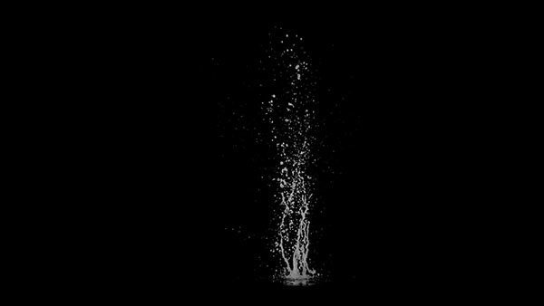 Small Water Hits Vol. 1 Small Water Hit 13 vfx asset stock footage
