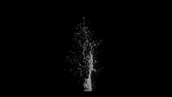 Small Water Hits Vol. 1 Small Water Hit 16 vfx asset stock footage