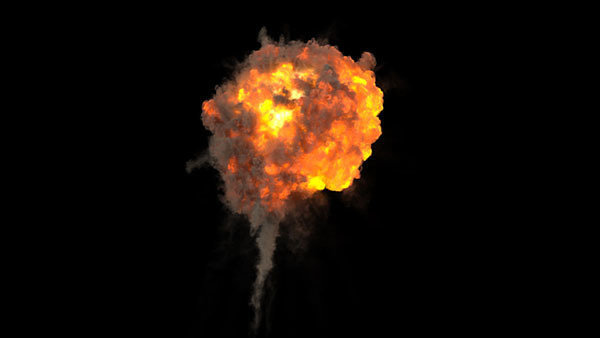 Aerial Explosions Vol. 1 Aerial Explosion 1 vfx asset stock footage