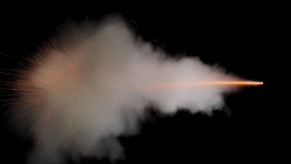 Musket Muzzle Flashes Musket Gun Shot Angled 4 vfx asset stock footage