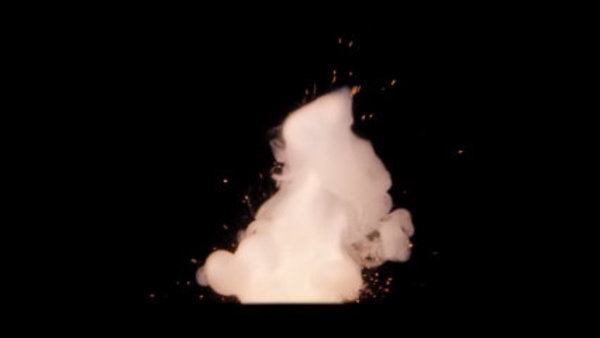 Musket Muzzle Flashes Hammer Strike 5 vfx asset stock footage