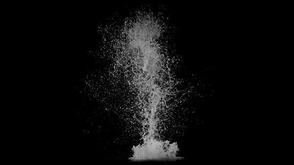 Water Blasts Large Water Blast 7 vfx asset stock footage