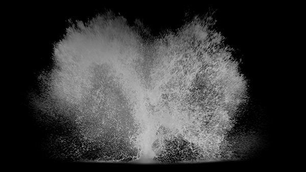 Water Blasts Large Water Blast 8 vfx asset stock footage