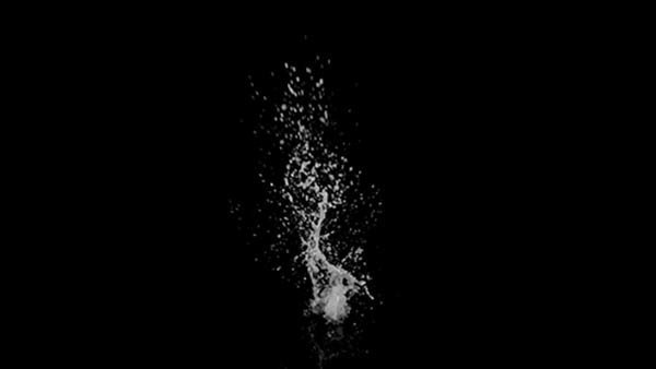 Small Water Hits Vol. 1 Small Water Hit High Angle 12 vfx asset stock footage