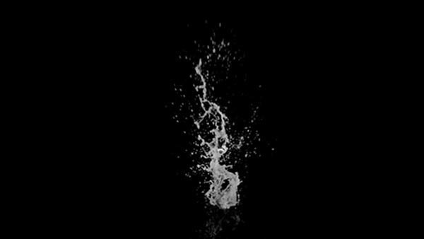 Small Water Hits Vol. 1 Small Water Hit High Angle 13 vfx asset stock footage
