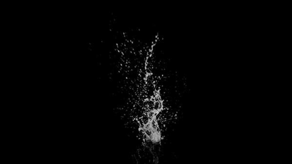 Small Water Hits Vol. 1 Small Water Hit High Angle 17 vfx asset stock footage