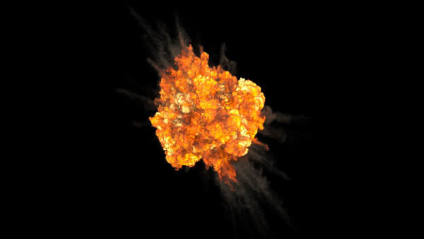 Aerial Explosions Vol. 1 Aerial Explosion 7 vfx asset stock footage