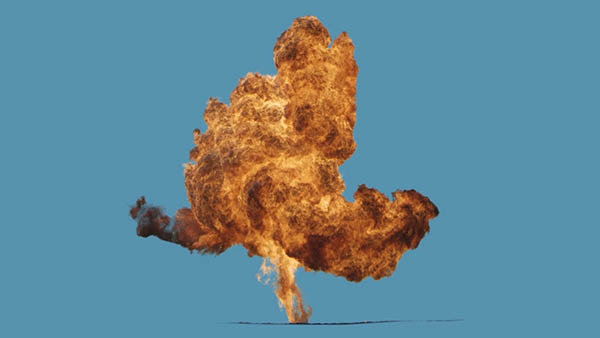 Gas Explosions Vol. 2 Gas Explosion 19 vfx asset stock footage