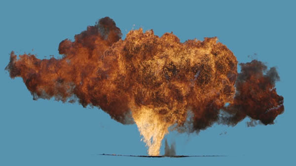 Gas Explosions Vol. 2 Gas Explosion 9 vfx asset stock footage