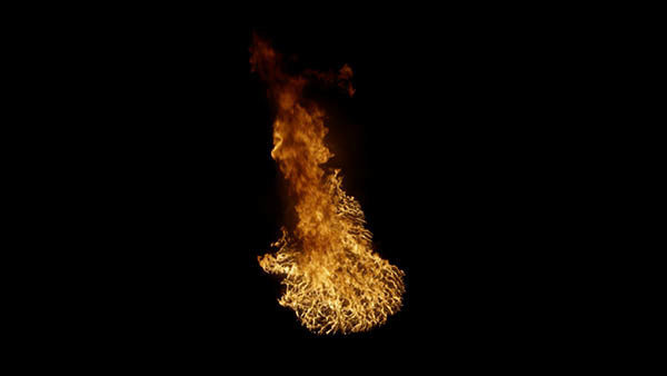 Big Gas Fires High Angle Big Fire 4 vfx asset stock footage