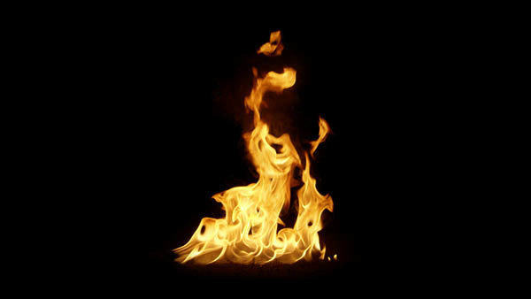 Small Ground Fires Small Fire 11 vfx asset stock footage