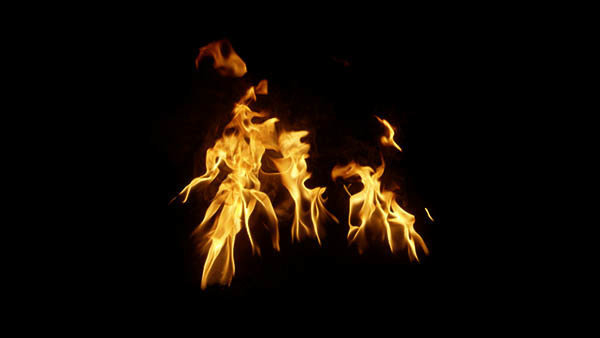 Small Ground Fires Small Fire High Angle 11 vfx asset stock footage