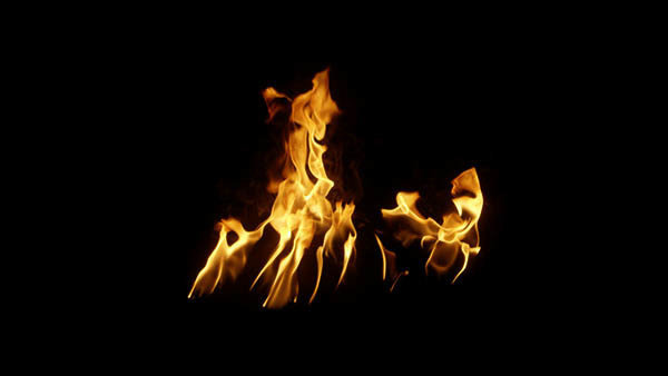 Small Ground Fires Small Fire High Angle 12 vfx asset stock footage