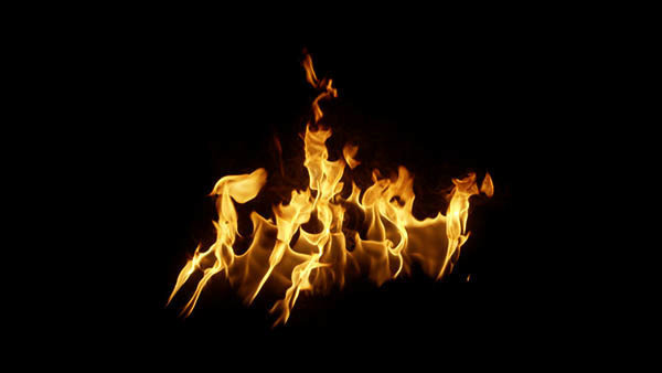 Small Ground Fires Small Fire High Angle 13 vfx asset stock footage