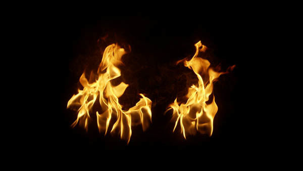 Small Ground Fires Small Fire High Angle 15 vfx asset stock footage