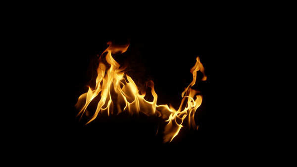 Small Ground Fires Small Fire High Angle 18 vfx asset stock footage