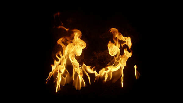 Small Ground Fires Small Fire High Angle 20 vfx asset stock footage