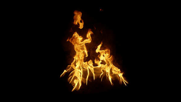 Small Ground Fires Small Fire High Angle 21 vfx asset stock footage