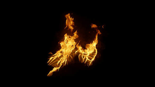 Small Ground Fires Small Fire High Angle 8 vfx asset stock footage