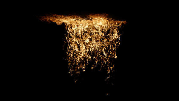 Wall & Ceiling Fire Wall Ceiling Fire Front 9 vfx asset stock footage
