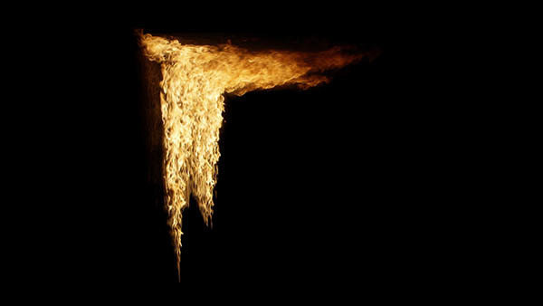 Wall & Ceiling Fire Wall Ceiling Fire Side 7 vfx asset stock footage