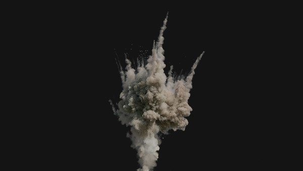Dust Explosions Vol. 1 Dust Explosion 13 vfx asset stock footage
