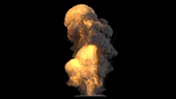 Large Scale Gas Explosions Explosion Close Up 4 vfx asset stock footage
