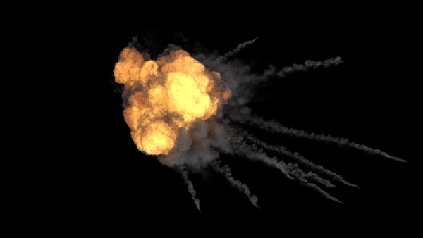 Large Scale Gas Explosions Explosion Top 3 vfx asset stock footage