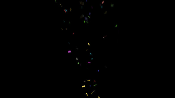 animated confetti burst