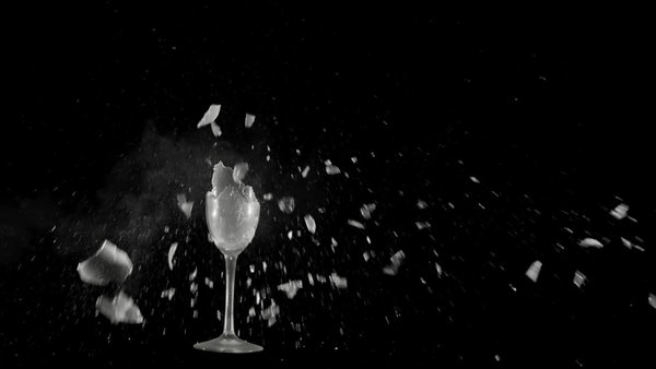 Breaking Glassware Champagne Glass 3 vfx asset stock footage