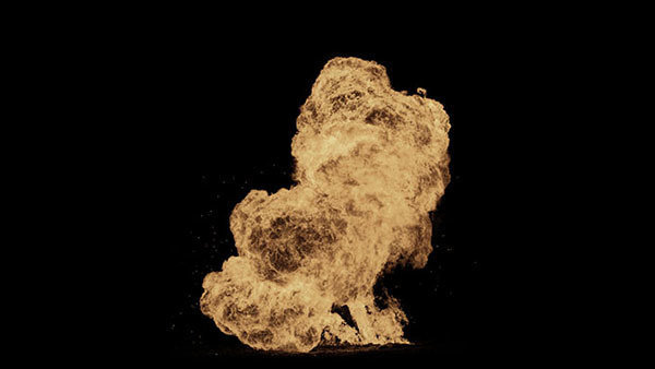 Gas Explosions Vol. 1 Large Explosion 10 vfx asset stock footage