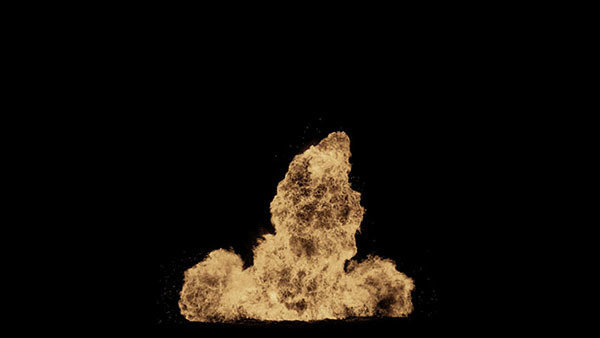 Gas Explosions Vol. 1 Large Explosion 12 vfx asset stock footage