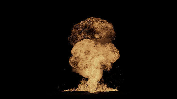 Gas Explosions Vol. 1 Large Explosion 13 vfx asset stock footage
