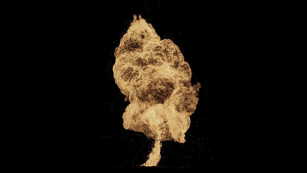 Gas Explosions Vol. 1 Large Explosion 17 vfx asset stock footage
