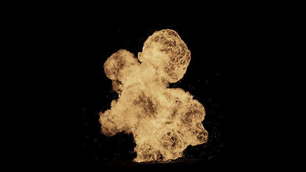 Gas Explosions Vol. 1 Large Explosion 18 vfx asset stock footage