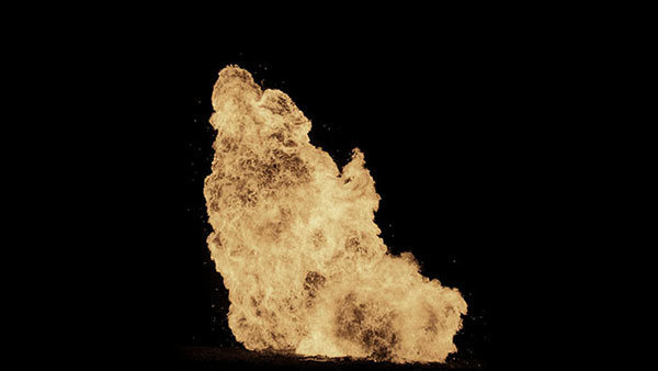 Gas Explosions Vol. 1 Large Explosion 19 vfx asset stock footage