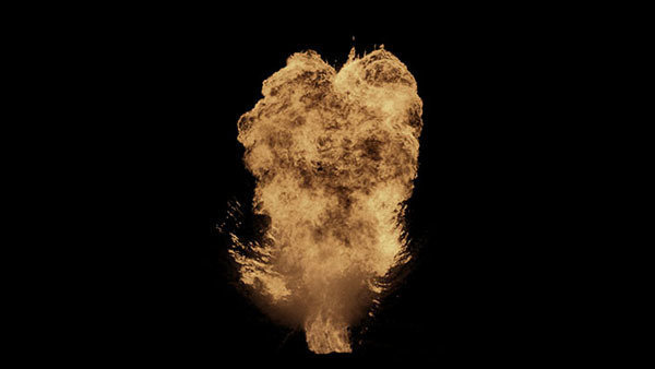 Gas Explosions Vol. 1 Large Explosion 20 vfx asset stock footage