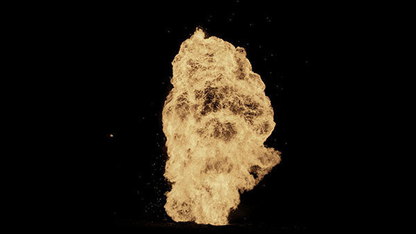 Gas Explosions Vol. 1 Large Explosion 21 vfx asset stock footage