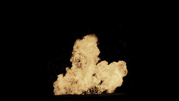 Gas Explosions Vol. 1 Large Explosion 27 vfx asset stock footage