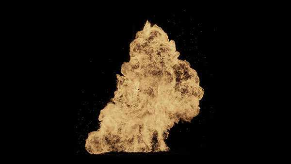 Gas Explosions Vol. 1 Large Explosion 28 vfx asset stock footage