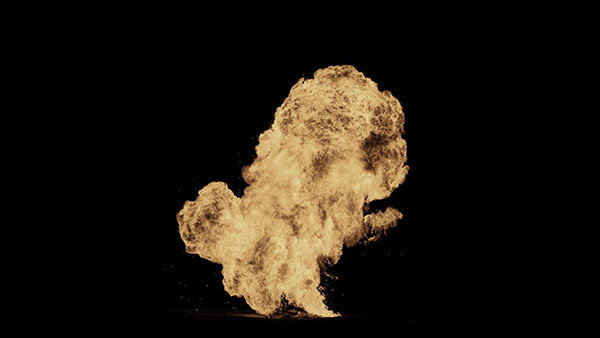 Gas Explosions Vol. 1 Large Explosion 7 vfx asset stock footage
