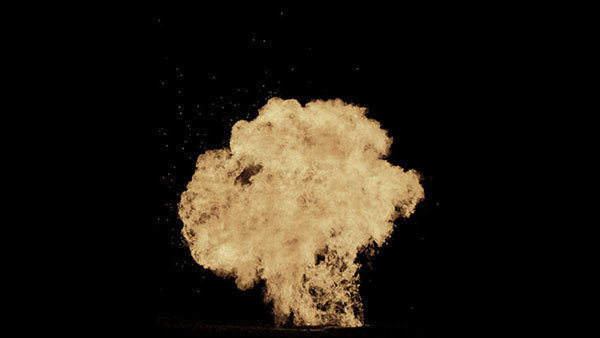 Gas Explosions Vol. 1 Small Explosion 11 vfx asset stock footage
