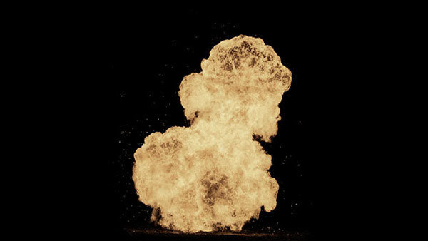 Gas Explosions Vol. 1 Small Explosion 2 vfx asset stock footage