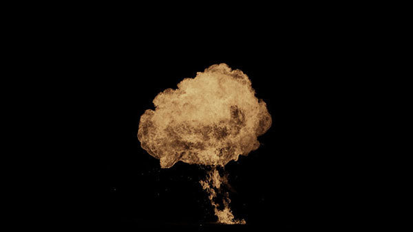 Gas Explosions Vol. 1 Small Explosion 7 vfx asset stock footage