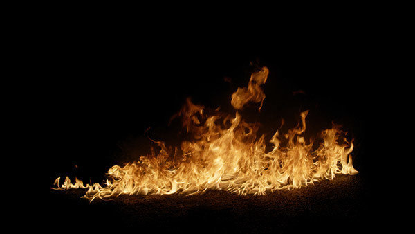 Ground Fire Vol. 2 Small Fire Ignition 1 vfx asset stock footage